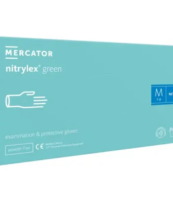 Mercator NITRILE GLOVES Green M 100pcs.
