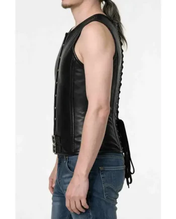 Men's Leather Corset – Steel Boned, Overbust