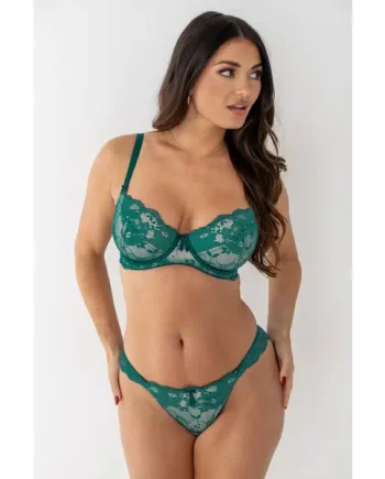 Amour Non Padded Set - Teal/Soft Pink