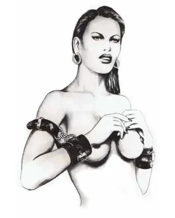 Bondage Harness Wrist to Arm Restraint Set
