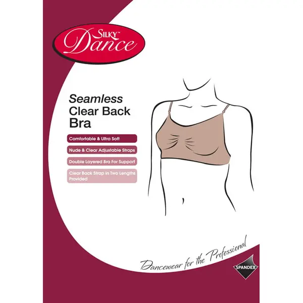 Silky Dance Seamless Clear Back Bra Top