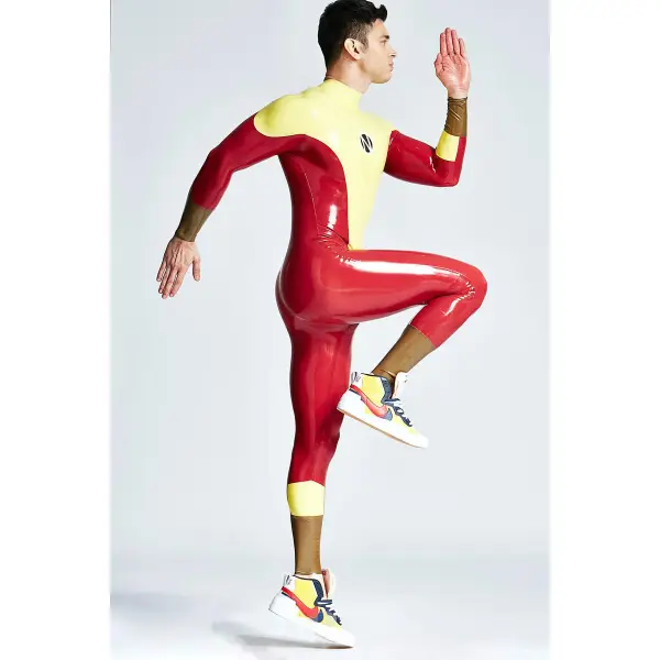 Latex Male Navigator Back Zipper Catsuit