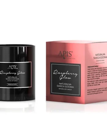 APIS – Raspberry Glow Natural Soy Candle 220g
