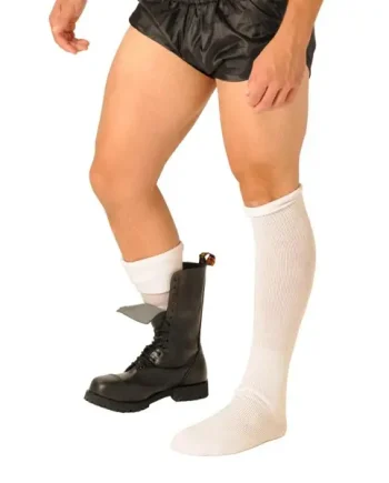 Fist Boot Socks • White