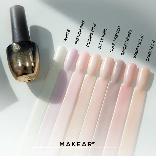 Makear Nude RUBBER BASE NRB01 White