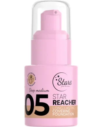Stars From The Stars – STAR REACHER Long-Lasting Covering Foundation 05 Olive Medium 20g