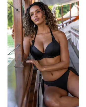 St Kitts Tie Side Brief - Black