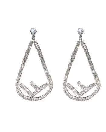 ER6 – Drop Rhinestone earrings