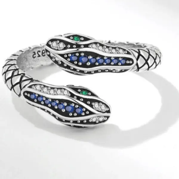 Adjustable Snake-Shaped Ring