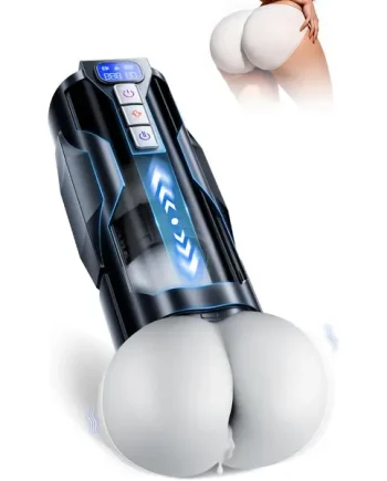 Automatic Male Masturbator Toys with 360° Heating 10 Vibration 7 Thrusting