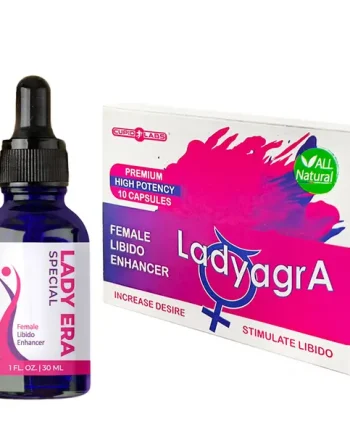 Lady Era Female Sexual Stimulant + LadyagrA Arousal Capsules for Women