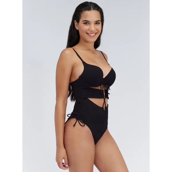 Naples crinkle super push up swimsuit