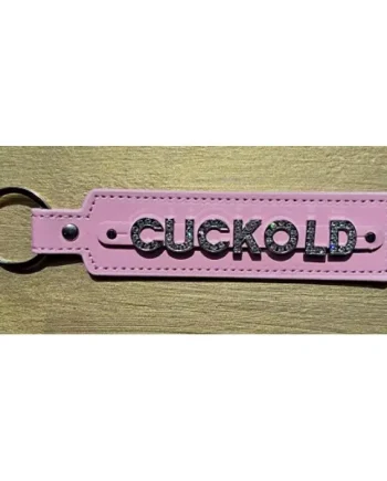 Cuckold Rhinestone Keyring Pink TCKRK1