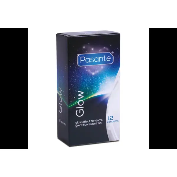 Pasante Glow in the Dark condoms 12 Pack