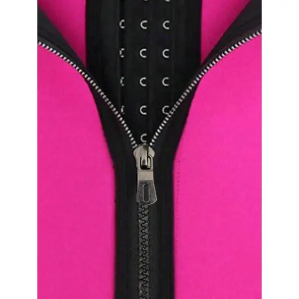 Corset Body Shaper With Buckles And Zipper