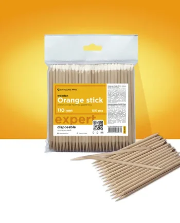Staleks Orange Manicure Sticks 110mm/100pcs.