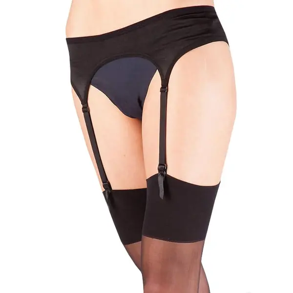 Silky Satin Suspender Belt