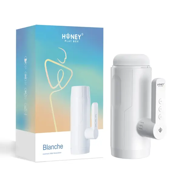 Honey Play Box Blanche – Thrusting Blowjob Toy (Automatic Male Masturbator)