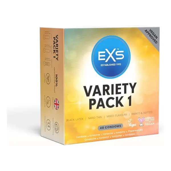 EXS Boxed Variety Pack 1 Condoms 48
