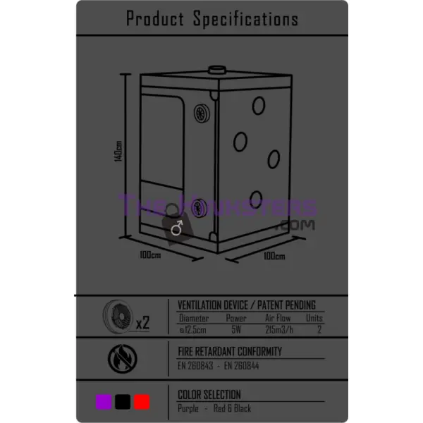 Secret Dome Scandale Giant Bondage Box Purple
