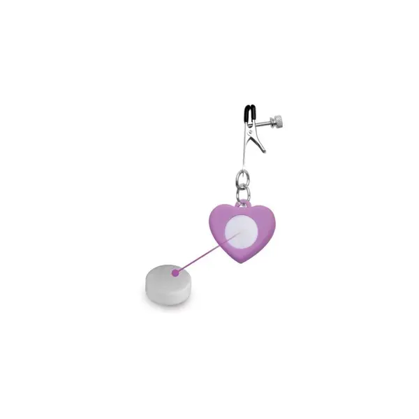 Charmed - Heart Adjustable Nipple Clamps with LED Lights £62.99 Code: AG793