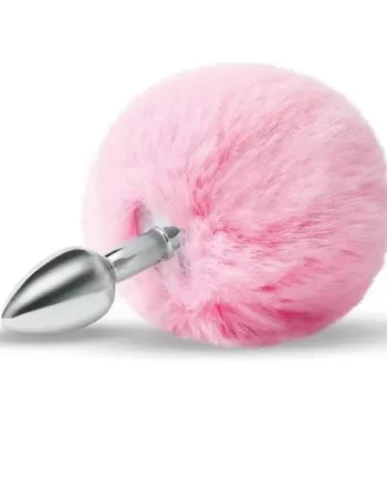 Furry Tales Pink Bunny Tail Butt Plug