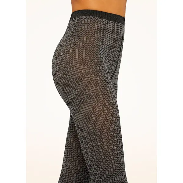 Wolford Two Toned Patterned Tights