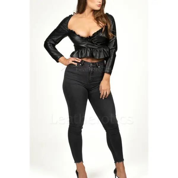 Sweetheart Leather Top