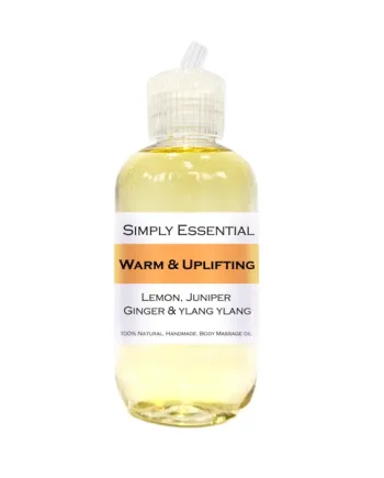 WARM & UPLIFTING MASSAGE OIL with Lemon, Juniperberry, Ginger & Ylang ylang 100ml