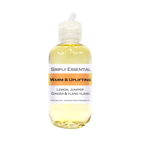 WARM & UPLIFTING MASSAGE OIL with Lemon, Juniperberry, Ginger & Ylang ylang 100ml