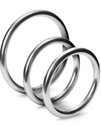Crushious MetalEros Stainless Steel Cock Ring Set