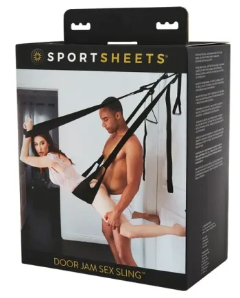 Sportsheets Door Jam Sex Sling Black