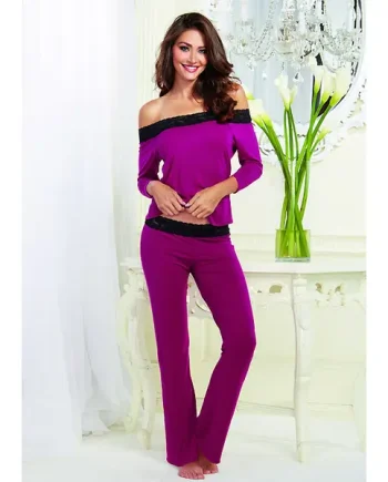 Dreamgirl Off The Shoulder Pyjama Set