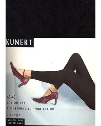 Kunert 120 Denier Cotton Footless Tights