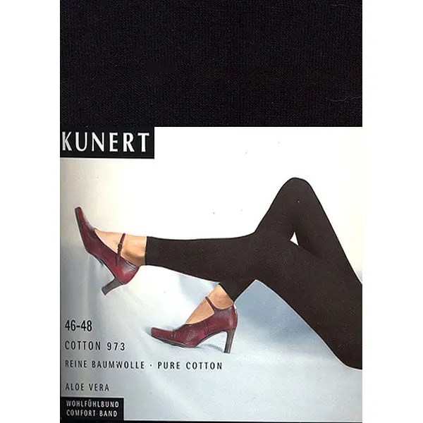 Kunert 120 Denier Cotton Footless Tights