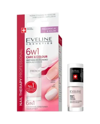 Eveline – 6in1 Care&Colour Concentrated Nail Conditioner 5ml