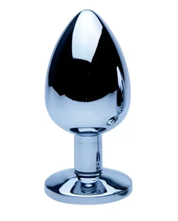 Precious Metals Silver Butt Plug-Large