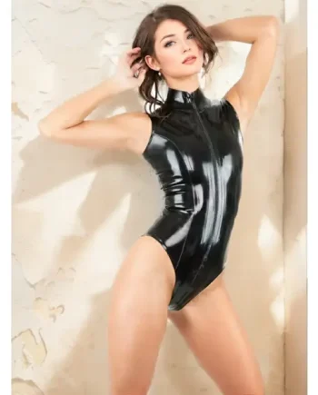 Body conscious Polo sleeveless Leotard