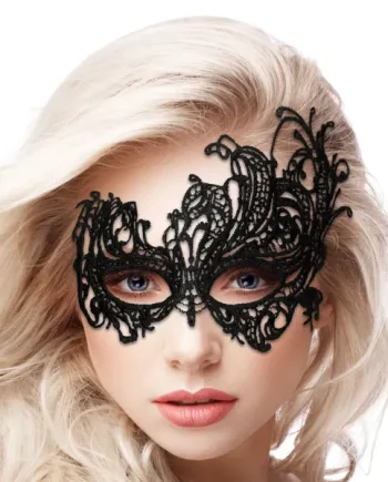 Royal Black Lace Mask (Ouch)