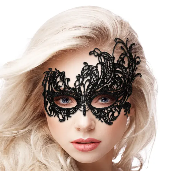 Royal Black Lace Mask (Ouch)
