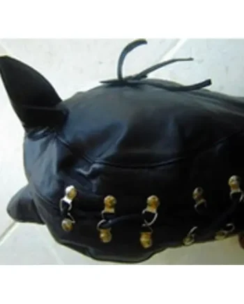 Leather Cat Mask Soft Supple Full Face