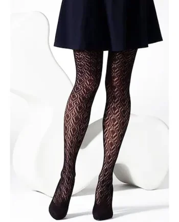 Gipsy Peacock Feather Crochet Tights