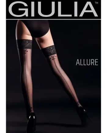 Giulia Allure Backseam Lace Top Hold Ups N.4