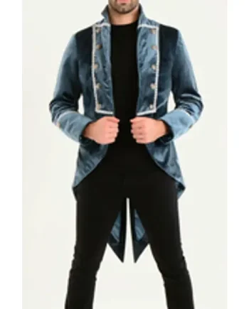 Men's Tailcoat Blue With Swallow Tails