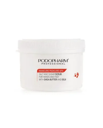 PODOPHARM – Professional Salt and Sugar Scrub for Hands and Feet with Shea Butter & Goji 600g