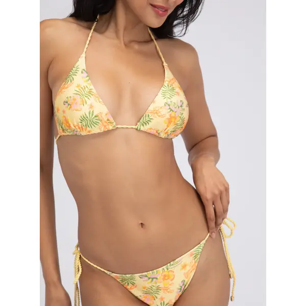 Florita triangle bikini top