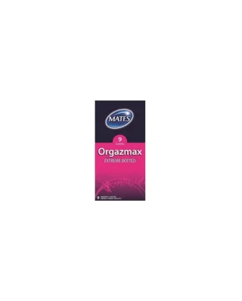 Mates Orgazmax Extreme Dotted Condoms 9 Pack