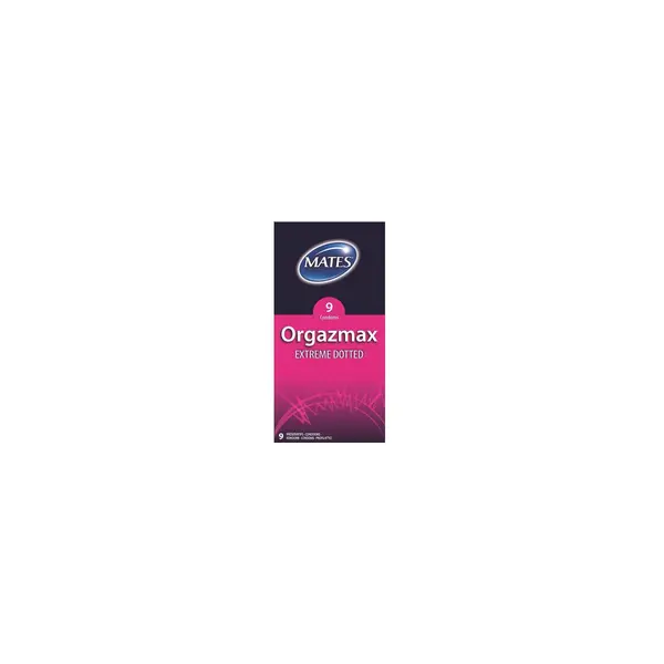 Mates Orgazmax Extreme Dotted Condoms 9 Pack