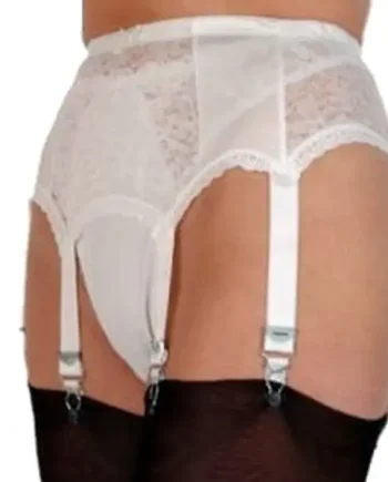 Lace Front Suspender Belt