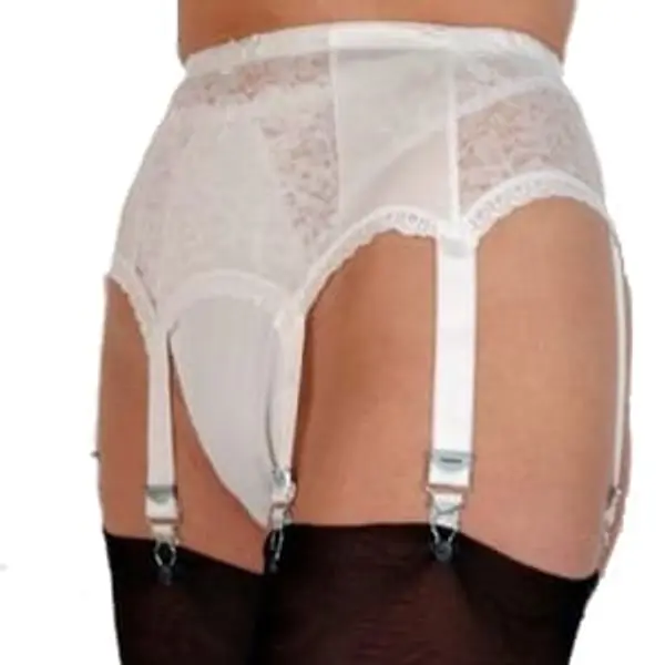 Lace Front Suspender Belt